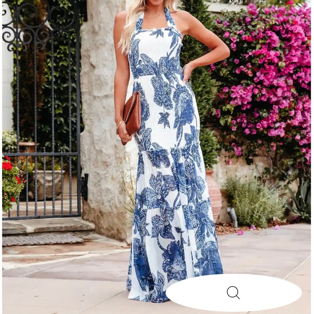 Halter top Maxi dress